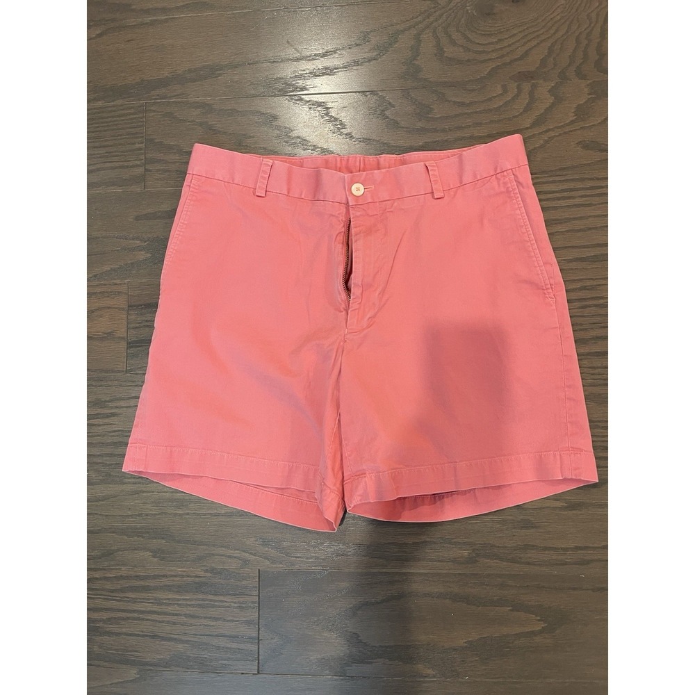 Southern‎ Tide The Skipjack Men's 35 Salmon ShortsCasual Preppy Pima Chino (A55)